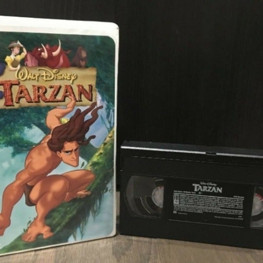 Walt Disney Tarzan VHS Tape Clamshell Case THX Certified Stock 15799